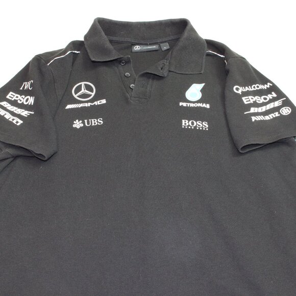 Mercedes Benz AMG F1 Petronas Formula 1 Crew Shirt Mens Large - Picture 4 of 8